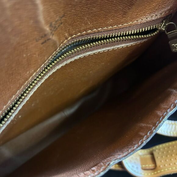 Louis Vuitton St Cloud Brown Monogram Crossbody Bag Vintage Good Authentic - Picture 10 of 16